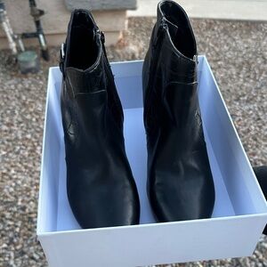 Naturalizer Black Ankle Boots